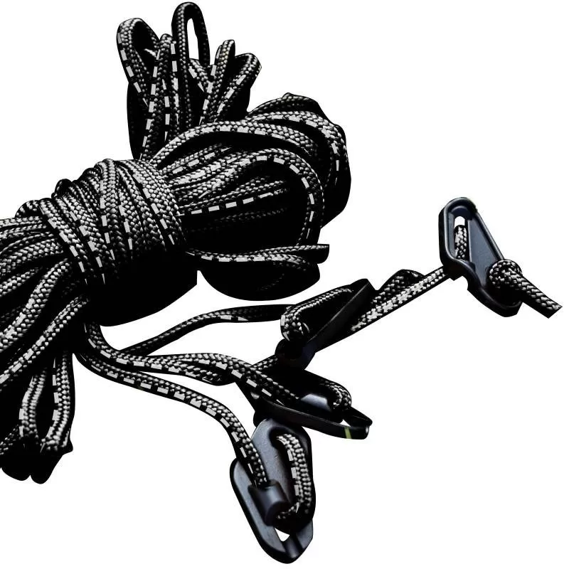 Corde Et Cordelette 4 Cordelettes Regatta Réfléchissantes 3 Mètres 4 Corde Et Cordelette 4 Cordelettes Regatta Réfléchissantes 3 Mètres – Image 2