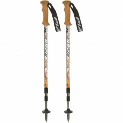 Bâton De Randonnée Bâtons Télescopiques Fizan Tierra Orange