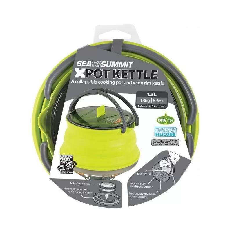 Popote Et Gamelle Bouilloire Pliante Sea To Summit XPOT Kettle 1.3L 4 Popote Et Gamelle Bouilloire Pliante Sea To Summit XPOT Kettle 1.3L – Image 2