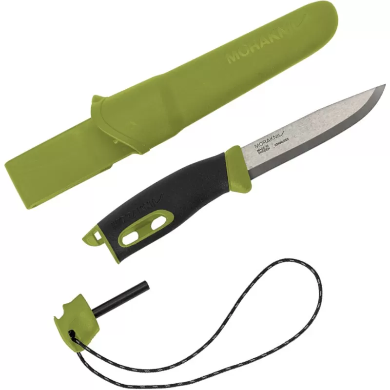 Morakniv Pierre à Feu Couteau De Survie Mora Companion Spark Vert 3 Morakniv Pierre à Feu Couteau De Survie Mora Companion Spark Vert
