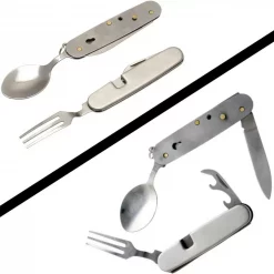 Couvert Camping CAO Campeur Inox -MARCHER Soldes Boutique couvert camping inox cao campeur 2