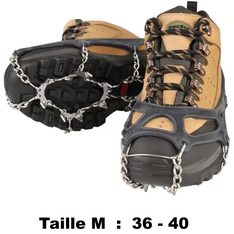 Crampons à Neige Et Glace Snowline Chainsen Pro M 36-40 3 Crampons à Neige Et Glace Snowline Chainsen Pro M 36-40