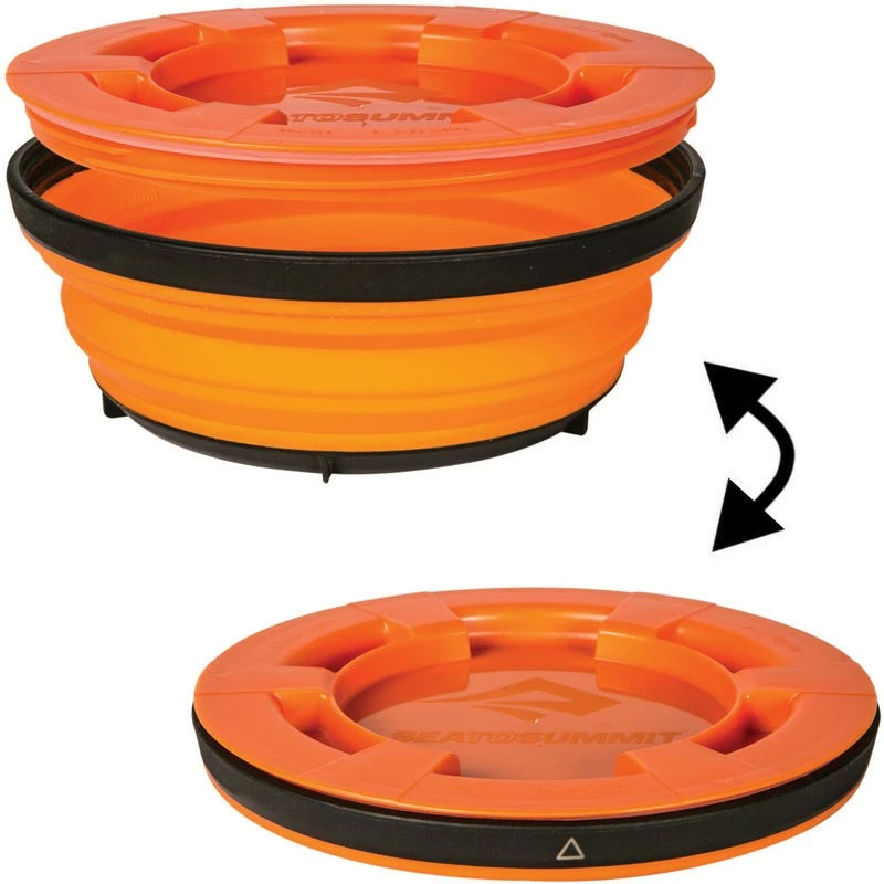 Boite Alimentaire Lunch Box Pliable Sea To Summit XSEAL & GO Large Orange 3 Boite Alimentaire Lunch Box Pliable Sea To Summit XSEAL & GO Large Orange