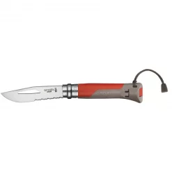 Couteau Opinel N°8 Outdoor Terre Rouge