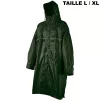 Poncho Camp Cagoule Front Zip Vert Taille L/XL -MARCHER Soldes Boutique poncho camp cagoule front zip vert taille lxl