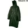 Poncho Camp Cagoule Front Zip Vert Taille S/M -MARCHER Soldes Boutique poncho camp cagoule front zip vert taille sm