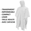 Poncho CAO Transparent Adulte