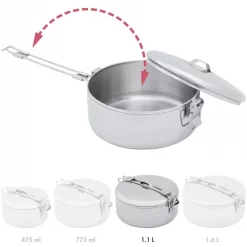 Popote Et Gamelle Popote Inox MSR Alpine Stowaway 1,1 L 7 Popote Et Gamelle Popote Inox MSR Alpine Stowaway 1,1 L -MARCHER Soldes Boutique popote inox msr alpine stowaway 11 l 1