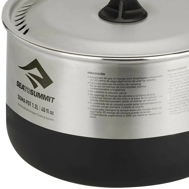 Popote Et Gamelle Popote Inox Sea To Summit Sigma Pot 1,2L 4 Popote Et Gamelle Popote Inox Sea To Summit Sigma Pot 1,2L – Image 2