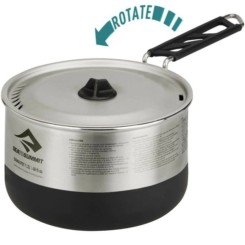Popote Et Gamelle Popote Inox Sea To Summit Sigma Pot 1,2L 3 Popote Et Gamelle Popote Inox Sea To Summit Sigma Pot 1,2L