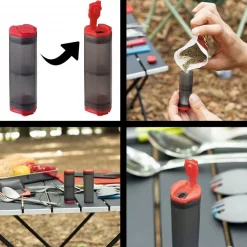 Boite Alimentaire Salière Et Poivrière MSR Alpine Salt & Pepper Shaker -MARCHER Soldes Boutique saliere et poivriere msr salt pepper shaker 2