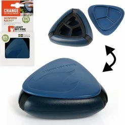 Boite Alimentaire Boîte à épices Light My Fire Salt & Pepper Plus Bio Bleue