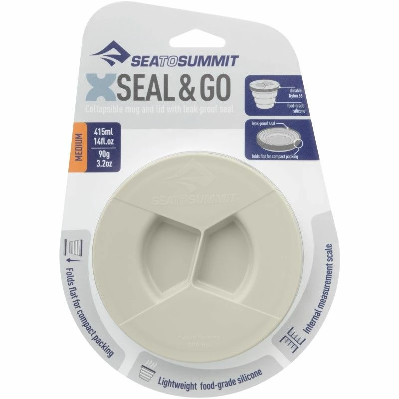 Boite Alimentaire Tasse Hermétique Pliable Sea To Summit XSEAL & GO Medium Sable 5 Boite Alimentaire Tasse Hermétique Pliable Sea To Summit XSEAL & GO Medium Sable – Image 3