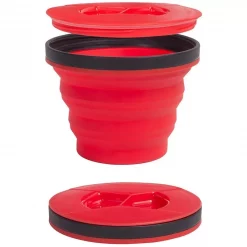 Boite Alimentaire Tasse Hermétique Pliable Sea To Summit XSEAL & GO Medium Rouge